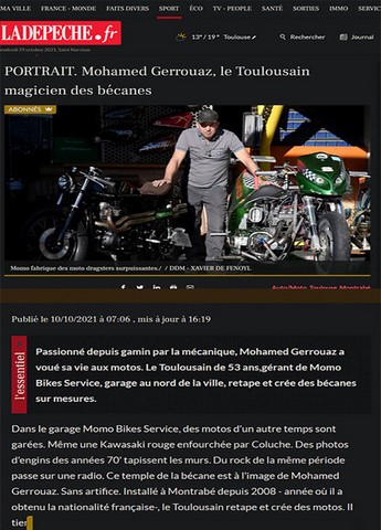 Momo Bike toulouse : article